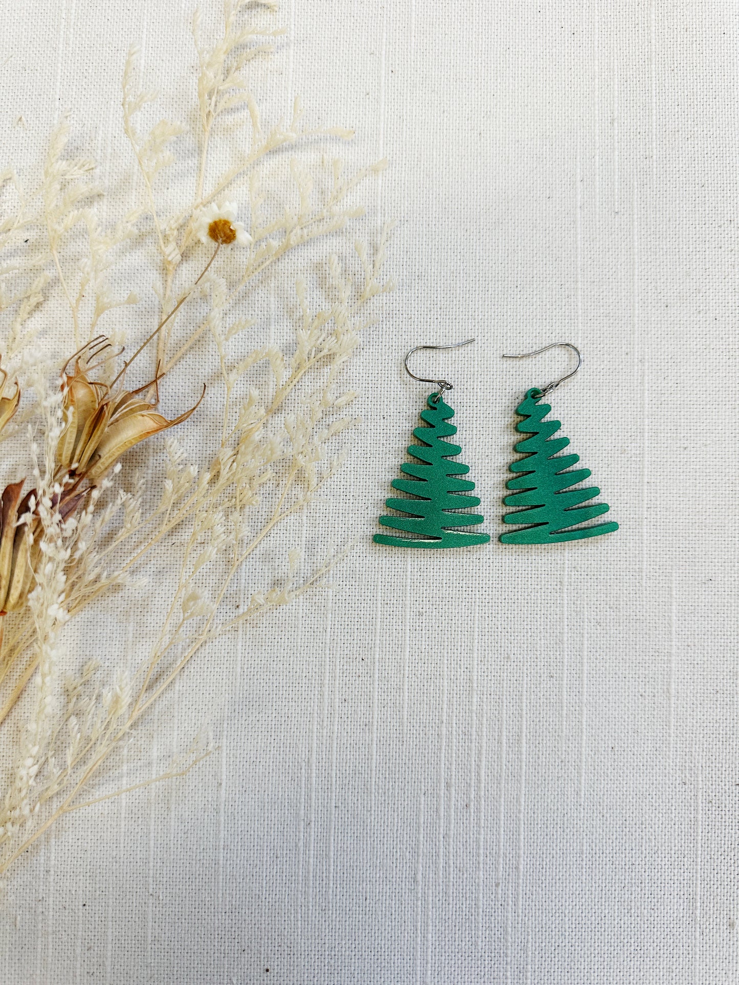 Winter Holiday Acrylic Earrings