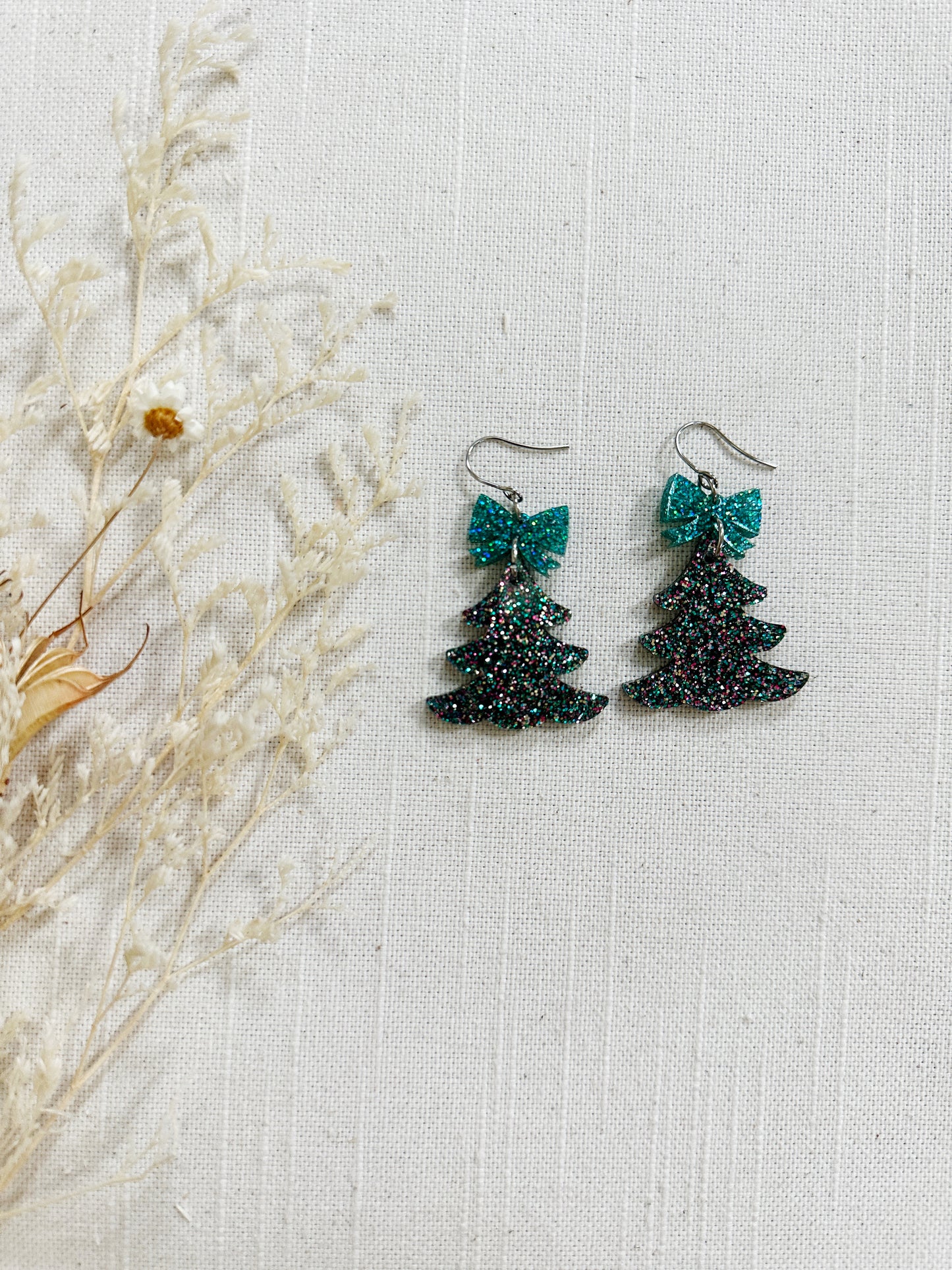 Winter Holiday Acrylic Earrings