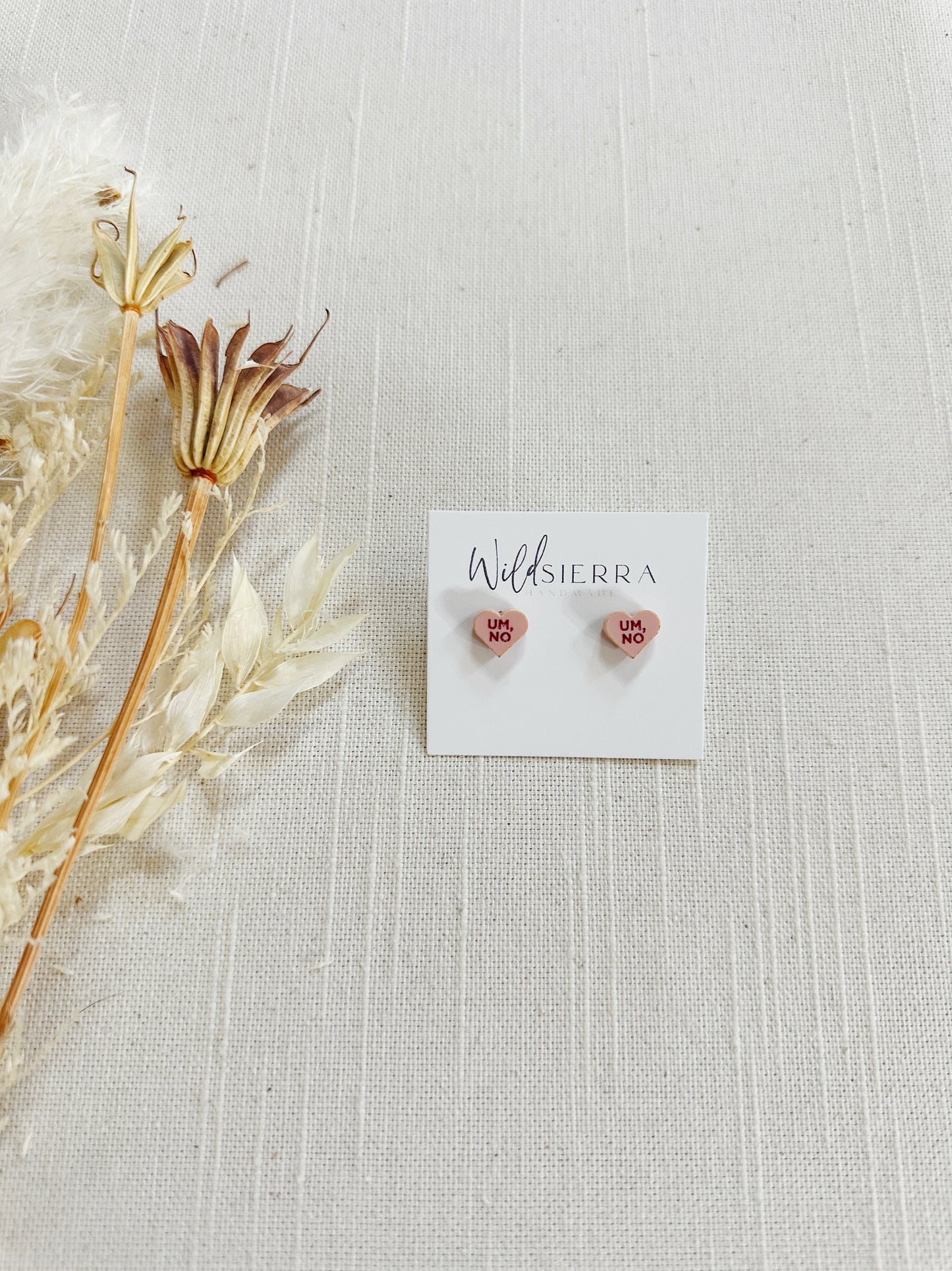 Conversation Heart Studs