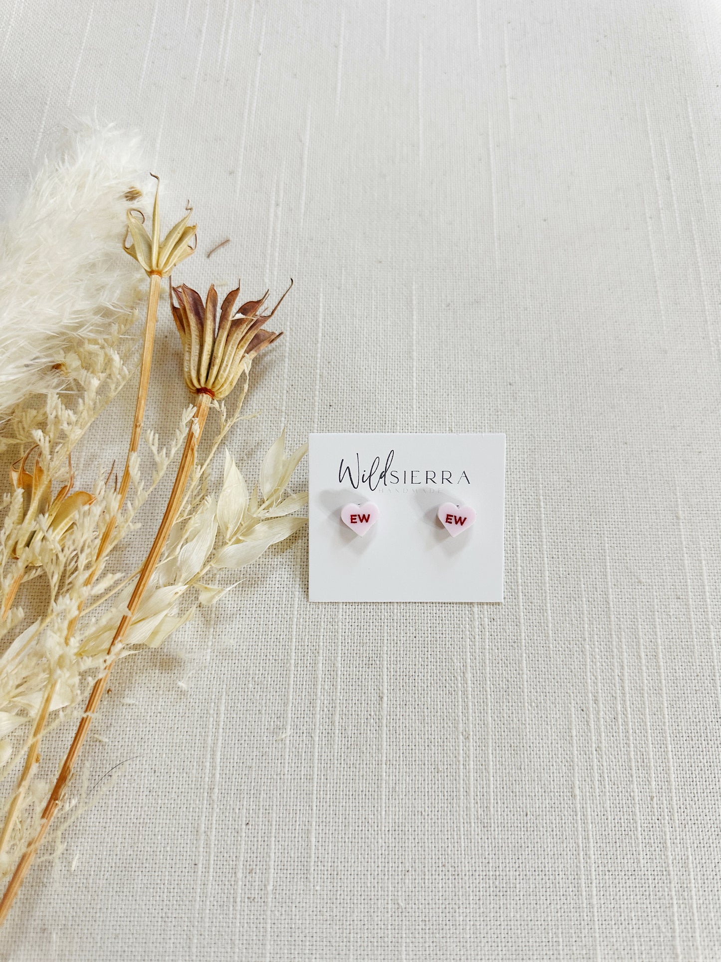 Conversation Heart Studs