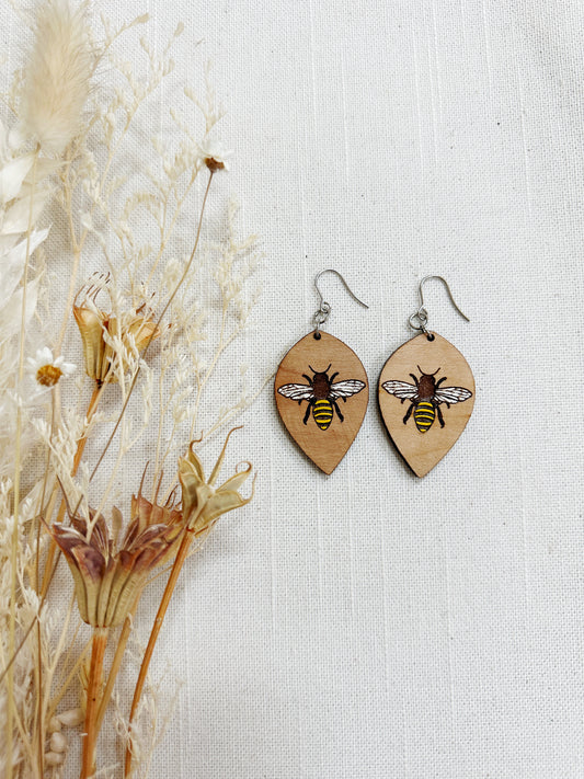 Painted Bee Dangle