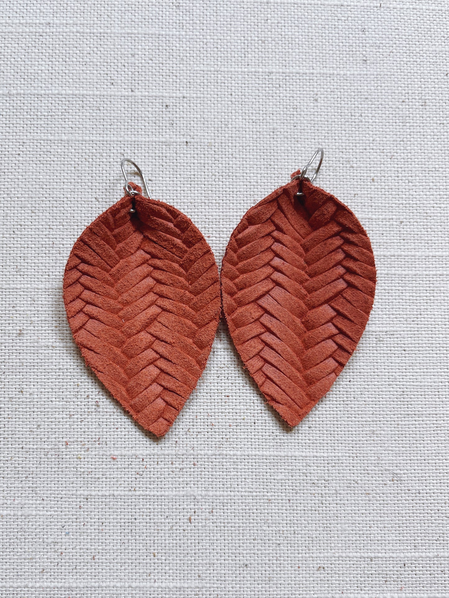 Braided Leather Leaf