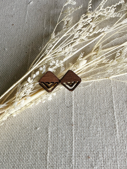 Geometric Wood Studs